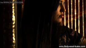 erotic brunette milf dancer undressing?