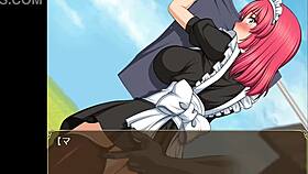 Cool Maid Plays Perverted Game With Lover In Sequel