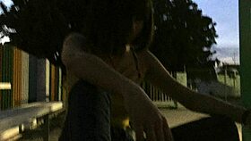 Brunette Teases With Subtle Blowjob Hints.