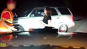 Roadside outdoor pov sex with a mechanic