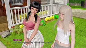 Complete gameplay - ripples part 7, blowjob blonde milf 3d cartoon cock clothes ripped 3d anime cumshot sucking