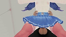 myside blender animation featuring cartoon characters in anime style