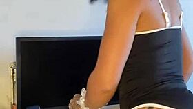 Brunette Maid Works In Reality Show