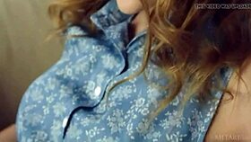 Sybil undresses and touches herself