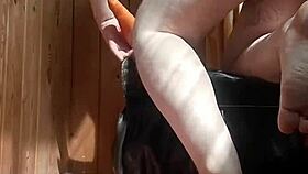 Tattooed Russian Gay Man Enjoys Anal In The Sun.