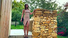 ariana the brunette caregiver with delicious body