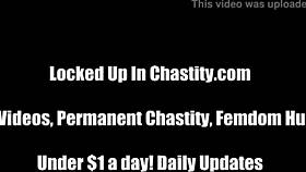 All Locked in Chastity for Your Princess 😈