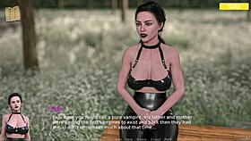 Exploring Rosewater Manor in this anime game.