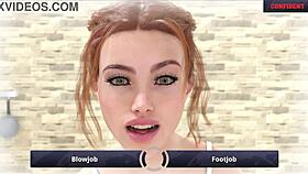 i fucked riley in my dream with blowjob and footjob