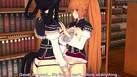 kuroka's ntr madness unfolds in full fantasy hentai episode