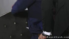 Foursome Gay Anal Sex In Suits At Real Estate