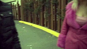 Huge Tits Blonde Banged Hard by Two Men