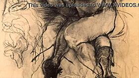 i love this vintage erotic art collection