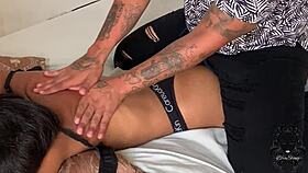 This Erotic Teen 18+ Latina Gets a Sensual Massage with Her Big Natural Ass