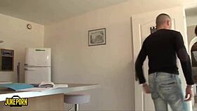 Very hot brunette cougar fucks hard and has so much fun 😏 with blowjob and assfucking