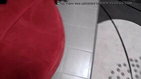 Tattooed Teen 18+ Hangs Out With New Boyfriend In Front Of Camera. They Chat And Laugh Together.