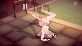 Blue archive sex with moaning asuna and big tits