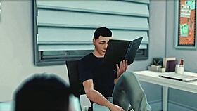 Virtual ride - tricked asian virgin gets deepthroat blowjob and rides in 3d reality