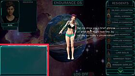 Stranded in space, chatting with the mature girls