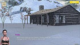 Exploring Rosewater Manor in this anime game.