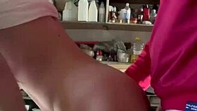 Young 18+ Girl Screwed Hard in Tight Ass Inside Her Father's Garage