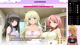 vtuber lewdneko plays love cubed part 4 😊