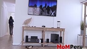 Serious Stepmom With Tattoo And Heels Secretly Filmed While Masturbating Her Pussy 😏