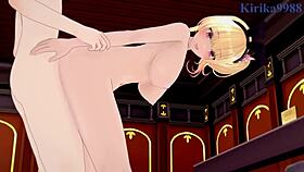 Rin engages in intense creampie sex in the bunny garden hentai world