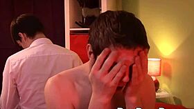 Two Twinks Jizz After Hardcore Anal