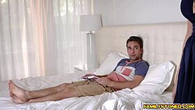 i'm drilling vanessa cage's shaved pussy so hard, it's unreal