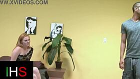 white girl enjoys big black cock fuck