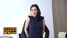 Pov - double penetration anal fuck threesome with lina love 😈