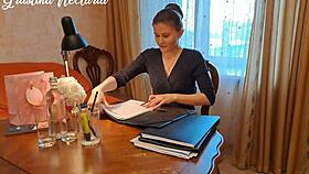 fucked the greedy lawyer in roleplay blowjob