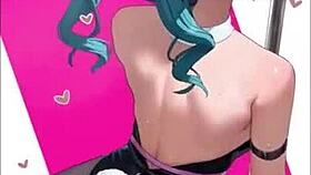 Intense bunny hentai slideshow captivates viewers.