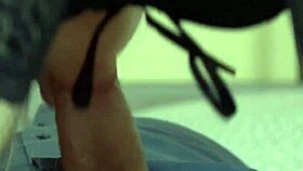 My stepmom sucks all the cum out of me!