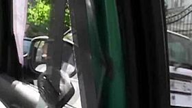 brunette ENJOYS a THREESOME