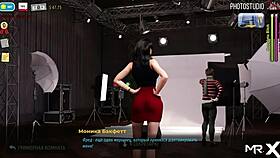 secretaries flash their butts in office game