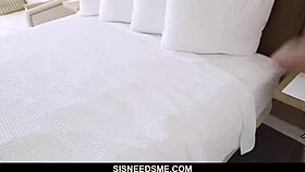 Hot Latina Surprises Her Stepbrother With A Blowjob