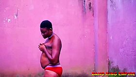 horny doggy banging in african ghetto! 🔥