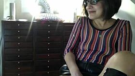 Olga from Buzzingbirdz is a MILF who squirts while cleaning the floor with a machine