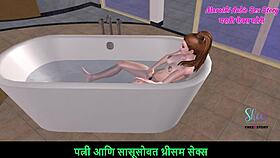 Watch this cute teen girl rub her pussy in the bath tub?