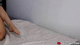 Holy crap! Step bro slams Hime Marie’s shaved pussy with his huge cock in wild action!