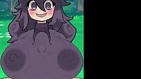 Hex Maniac Titty Fucks Big Tits With Monster Cock In Game