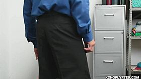 Abby Adams Gets Her Cootie Penetrated By The Lp Officers Man Meat Like A Spreadeagle.