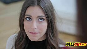 fancy lesbians play with strapon in fancy house