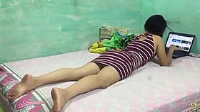 Stepbrother Seduces Blonde Stepsister for Big Ass Fucking Action