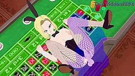 Android 18 fucks chi-chi bunny?