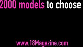 Young British Brunette Georgie Potts Undresses With Friends In Lingerie