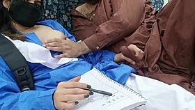 omg, my stepbro totally banged me hard, like fr, i’m shook... pakistani sobia nasir in college mess