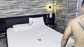 Feeling intense pleasure alone with two dildos